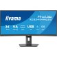 iiyama ProLite XCB3494WQSU-B1 Monitor PC 86,4 cm (34") 3440 x 1440 Pixel UltraWide Quad HD LED Nero