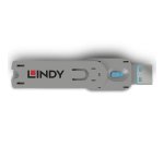 Lindy 40622 bloqueador de puerto Llave de bloqueador de puerto USB tipo A Azul Acrilonitrilo butadieno estireno (ABS) 1 pieza(s)