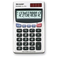 Sharp - Calcolatrice tascabile - EL379SB