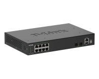 D-Link DGS-1530-10 Géré L2 Gigabit Ethernet (10/100/1000) Noir