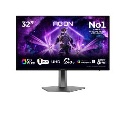 AOC AGON PRO AG326UZD2 écran plat de PC 80 cm (31.5") 3840 x 2160 pixels 4K Ultra HD OLED Noir