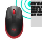 Logitech M190 - Maus - Rot
