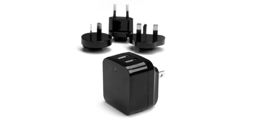 StarTech.com Dual-Port USB Wall Charger - International Travel - 17W/3.4A - Black