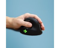 R-Go Tools Souris Ergonomique R-Go HE Break avec logiciel de pause, gaucher, moyen (longueur main 165-185 mm), bluetooth, noir