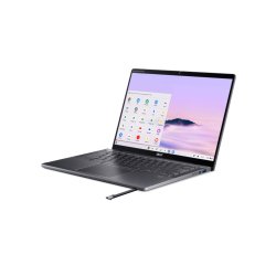 Acer Chromebook CPE794-1N-50U8 Intel Core Ultra 5 125U 35,6 cm (14") Écran tactile WUXGA 16 Go LPDDR5x-SDRAM 256 Go SSD Wi-Fi 6E (802.11ax) ChromeOS Gris Français