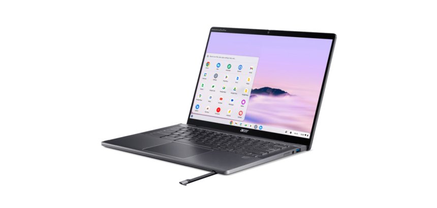Acer Chromebook CPE794-1N-50U8 Intel Core Ultra 5 125U 35,6 cm (14") Écran tactile WUXGA 16 Go LPDDR5x-SDRAM 256 Go SSD Wi-Fi 6E (802.11ax) ChromeOS Gris Français