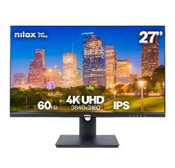Nilox MONITOR 27" NXM274KD11 IPS 4K 350 2HDMI DP USB 5MS pantalla para PC 68,6 cm (27") 3840 x 2160 Pixeles 4K Ultra HD LED