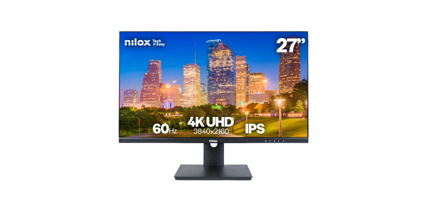 Nilox MONITOR 27" NXM274KD11 IPS 4K 350 2HDMI DP USB 5MS pantalla para PC 68,6 cm (27") 3840 x 2160 Pixeles 4K Ultra HD LED