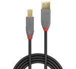 Lindy Câble USB 3.2 Type A vers B, 5Gbit/s, Anthra Line, 5m