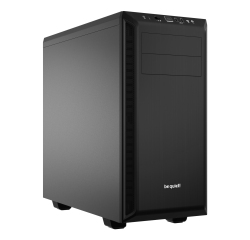 be quiet! Pure Base 600 Noir | Boîtier PC, Mini ITX / Micro ATX / ATX,1 ventilateur Pure Wings 2 120 mm, 1 ventilateur Pure Wings 2 140 mm