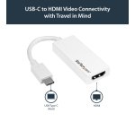 StarTech.com USB-C to HDMI Adapter with 4K 30Hz - White