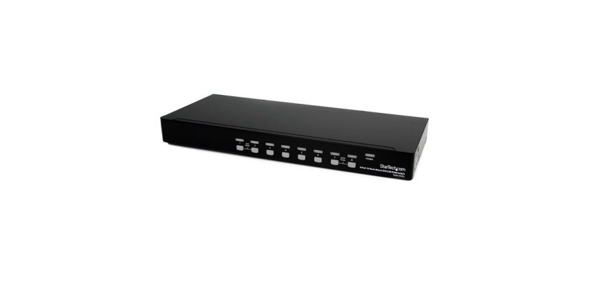 StarTech.com Commutateur écran clavier souris USB montable en rack - 8 ports