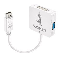 Lindy DisplayPort 1.2 to HDMI 1.4, DVI and VGA Active Converter