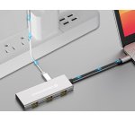 Conceptronic HUBBIES17G hub di interfaccia USB 3.2 Gen 2 (3.1 Gen 2) Type-C 10000 Mbit/s Grigio
