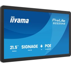 iiyama ProLite S2225AS-B1P Écran plat de signalisation numérique 54,6 cm (21.5") LCD Wifi 500 cd/m² Full HD Noir Intégré dans le processeur Android 24/7