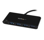 StarTech.com Hub USB-C à 4 ports avec Power Delivery - USB-C vers 4x USB-A - USB 3.0 - 5Gbps