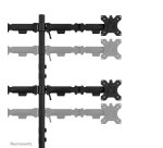 Neomounts DS60-600BL2-2 Soporte de monitor cuádruple 10-32"
