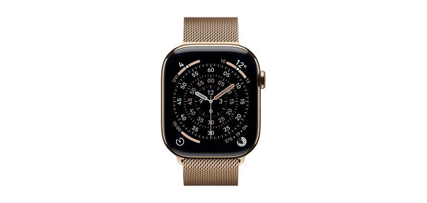 Apple 46mm Gold Milanese Loop - S/M