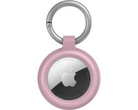 Funda protectora con llavero para localizador o rastreador OtterBox 77-94249 Sleek Case Series para Apple AirTag, rosa