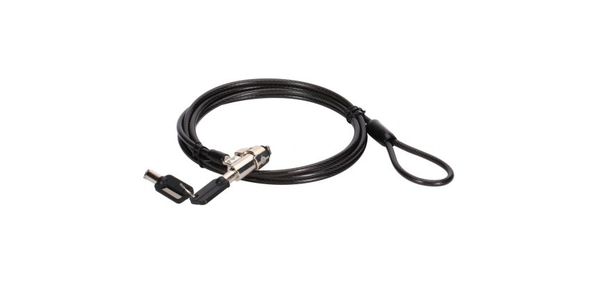Conceptronic CUSTODIO02BS Keyed Laptop Lock, Standard Security Slot, 1.8m