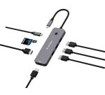 Verbatim CMH-08 USB Type-C 5000 Mbit/s Argent