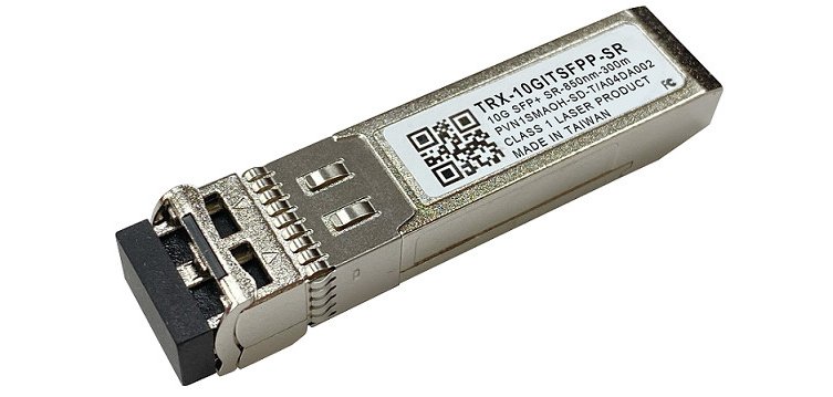 QNAP TRX-10GITSFPP-SR network transceiver module Fiber optic 10000 Mbit/s SFP+ 850 nm