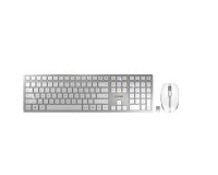 CHERRY DW 9100 SLIM clavier Souris incluse Universel RF sans fil + Bluetooth QWERTY Anglais américain Argent