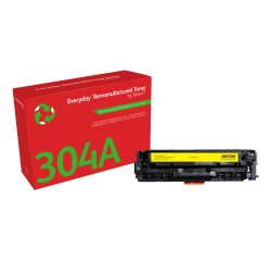 Toner rigenerato EverydayTM di Xerox Giallo compatibile con HP 304A (CC532A), Capacità standard