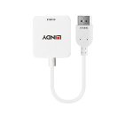 Lindy 38146 adaptador de cable de vídeo HDMI tipo A (Estándar) DisplayPort Blanco