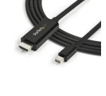 StarTech.com 10ft (3m) Mini DisplayPort to HDMI Cable - 4K 30Hz Video - mDP to HDMI Adapter Cable - Mini DP or Thunderbolt 1/2 Mac/PC to HDMI Monitor/Display - mDP to HDMI Converter Cord