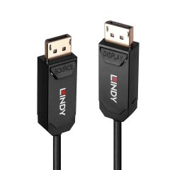 Lindy Câble DisplayPort 2.0 UHBR10 Hybride Fibre Optique 10m