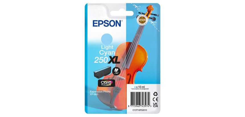 Epson Cartouche d’encre cyan clair Claria Photo HD 250XL Violon
