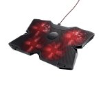 Trust GXT 278 base di raffreddamento per laptop 43,9 cm (17.3") Nero