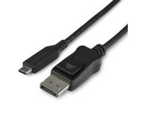 StarTech.com Câble Adaptateur USB-C vers DisplayPort 1.4 1m - Câble Vidéo 8K/5K/4K USB Type-C vers DP 1.4 Alt Mode Converter - HBR3/HDR/DSC - 8K 60Hz DP Monitor Cable - USB-C/Thunderbolt 3