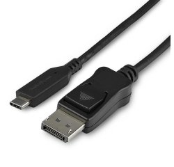 StarTech.com Câble Adaptateur USB-C vers DisplayPort 1.4 1m - Câble Vidéo 8K/5K/4K USB Type-C vers DP 1.4 Alt Mode Converter - HBR3/HDR/DSC - 8K 60Hz DP Monitor Cable - USB-C/Thunderbolt 3