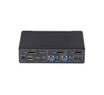 StarTech.com Switch KVM DisplayPort 2 Ports, 4K 60 Hz, DP 1.2, Gestion EDID, Hub USB 3.0 2 Ports, 4 Ports USB HID, Conforme TAA