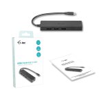i-tec Advance USB-C Slim Passive HUB 3 Port + Gigabit Ethernet Adapter