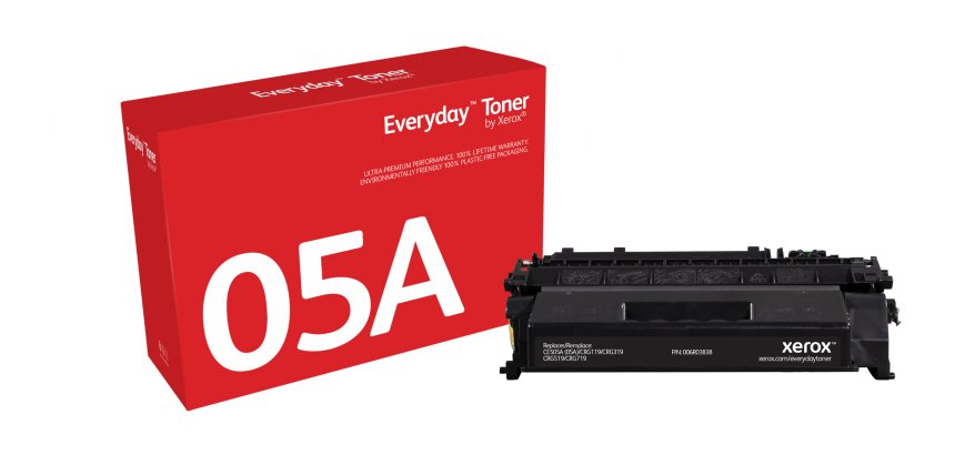 Toner Everyday™ _OEM_NAME_ Noir de Xerox compatible avec HP 05A (CE505A), Capacité standard