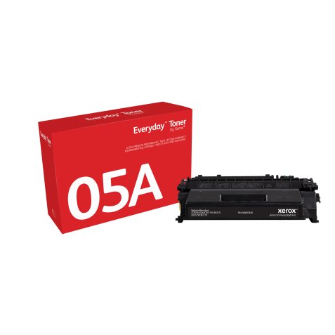 Toner Everyday™ _OEM_NAME_ Noir de Xerox compatible avec HP 05A (CE505A), Capacité standard