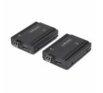 StarTech.com KVM Extender DisplayPort su fibra ottica, 4K 60Hz, kit di estensione, fino a 300m (multimodale) con moduli SFP+ preinstallati, 3x USB HID