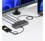 StarTech.com Station d'Accueil USB-C à Deux Écrans, HDMI, 4K 60Hz, Recharge d'Ordinateur Portable 100 W, 1 GbE, Sans Pilote, Station d'Accueil Multi-Écrans pour Windows