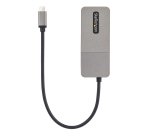 StarTech.com Adaptateur Multi-Moniteur USB-C 3 ports, Hub USB-C vers 3x DP 1.4 MST, Splitter 4K 60Hz DP pour PC, HDR, Câble Extra-Long