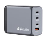 Verbatim GNC-240 GaN Charger 240W with 1 x USB-C 140W /1 x USB-C 100W / 1 x USB-C 65W / 1 x USB-A QC 3.0 (EU/UK/US)