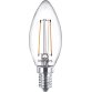 Philips Lampadina candela trasparente a filamento 25 W B35 E14