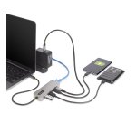 StarTech.com 3-Port USB-C Hub met 2.5 Gbps Ethernet en 100W Power Delivery Pass-Through Poort, USB 3.2 10Gbps, 2x USB-A/1x USB-C, Compacte USB Type-C Adapter Hub