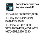 HP 302 Cartouche d’encre noire authentique