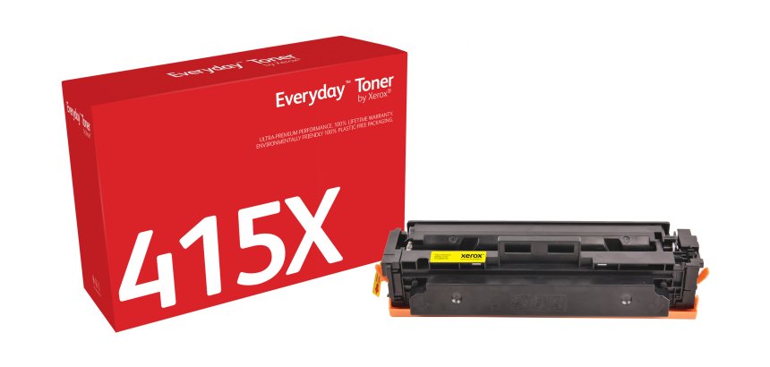 Toner Everyday™ _OEM_NAME_ Jaune de Xerox compatible avec HP 415X (W2032X), Grande capacité