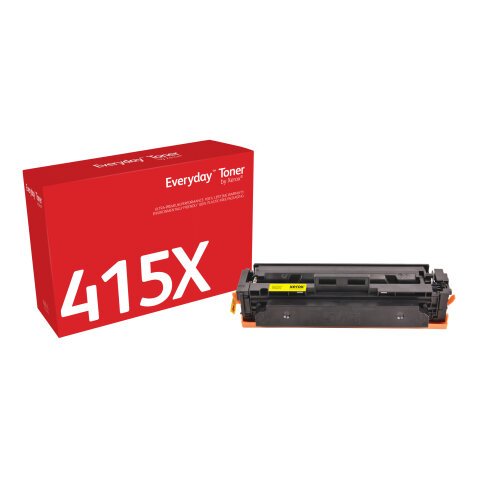 Everyday Toner Jaune ™ de Xerox compatible avec HP 415X (W2032X), Grande capacité