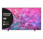 Samsung TV Crystal UHD 4K 98” UE98DU9070UXZT Smart TV Wi-Fi Graphite Black 2024, Processore Crystal 4K, 4K Upscaling, Slim Look, OTS Lite