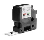 DYMO Rhino Industrielles Gaines thermorétractables autocollantes | 24 mm x 1,5 m | impression en noir sur fond blanc